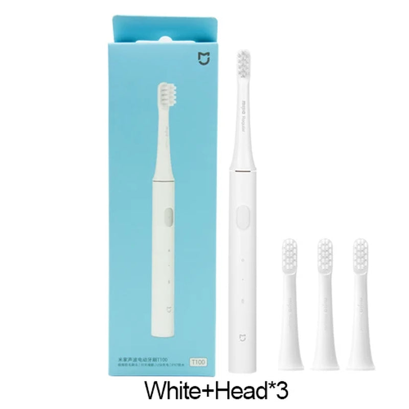 Mijia T100 Sonic Electric Toothbrush - Smart, Colorful, USB Rechargeable, IPX7 Waterproof